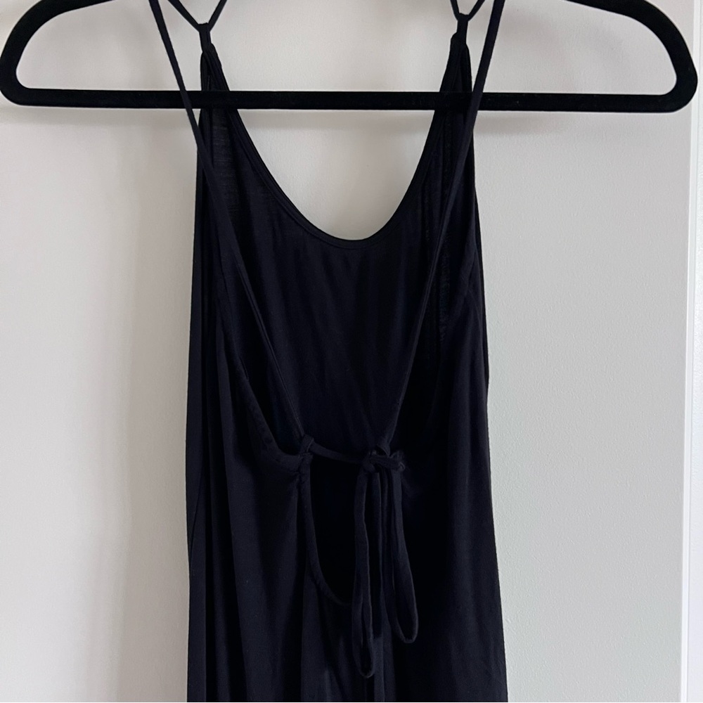 Chic Black Strappy Dress